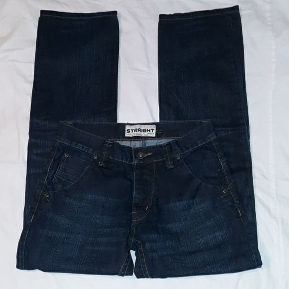 Topman Denim is Dead‎ Mens Moto Straight Jeans 30 - Picture 1 of 8